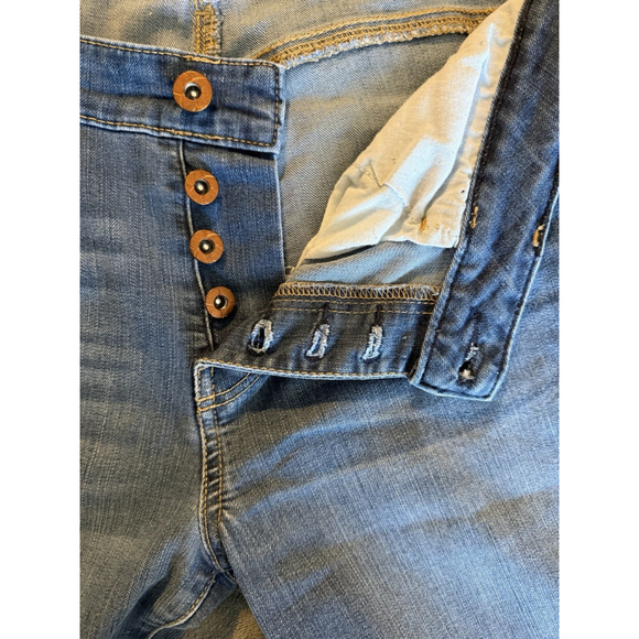 Jessica Simpson Jeans Women's size 8/29 Rolled Cuff Ankle Mid Rise Stretch Denim - Picture 11 of 16